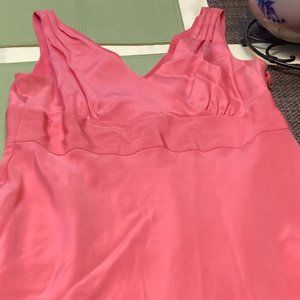 J Crew Salmon Pink Silk Dress, size 14